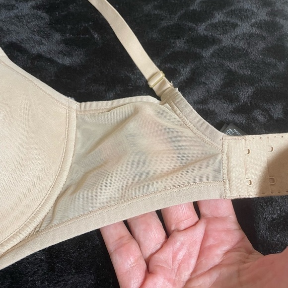 Natori 32DD BRA Tan Highlight Contour Winkle-free Pads Cafe Mesh Stretch 721267 - Picture 9 of 9